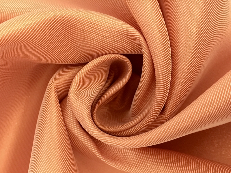 Metallic Polyester Twill In Melon | B&J Fabrics